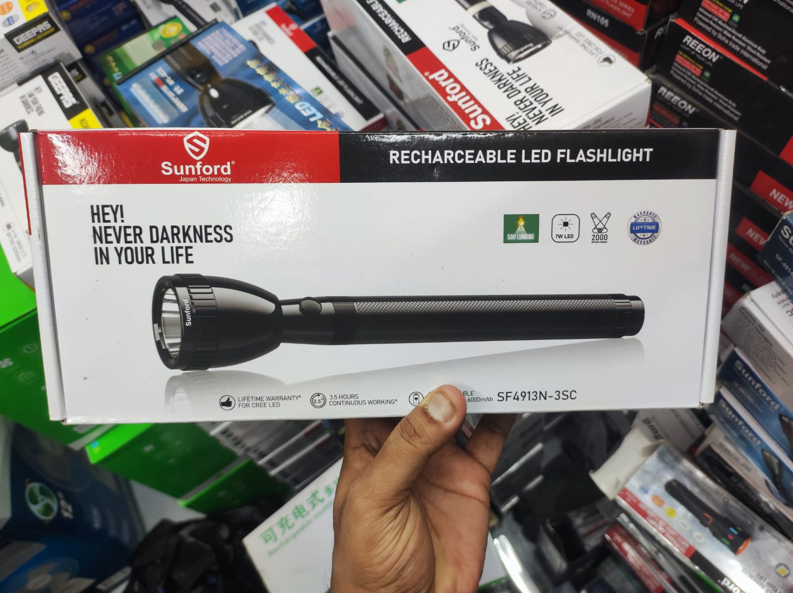 ৬০০০ mah সান ফোর্ড জাপান টেকনোলোজি ৩ ব্যাটারি